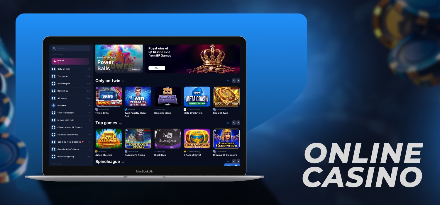 casino games at 1win